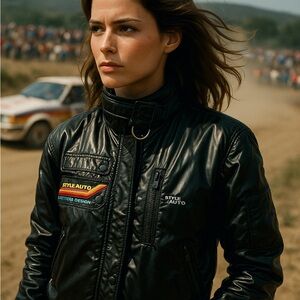 Vintage 1980’s STYLE AUTO “Carrera Design” Racing Bomber Jacket - 🏁